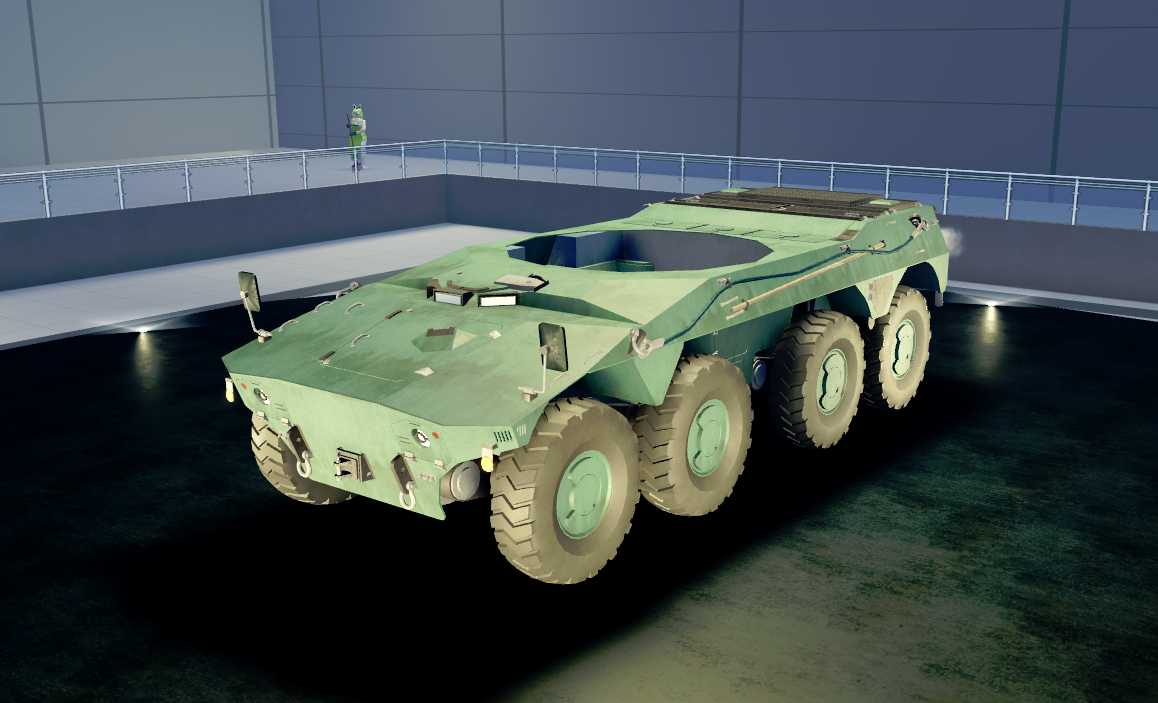 Rooikat - Hull in Cursed Tank Simulator